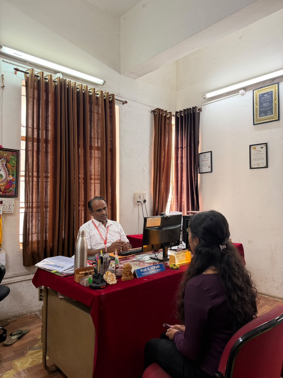Condcuted  Interviews for T.Y.-E&TC Students on 23.09.2026